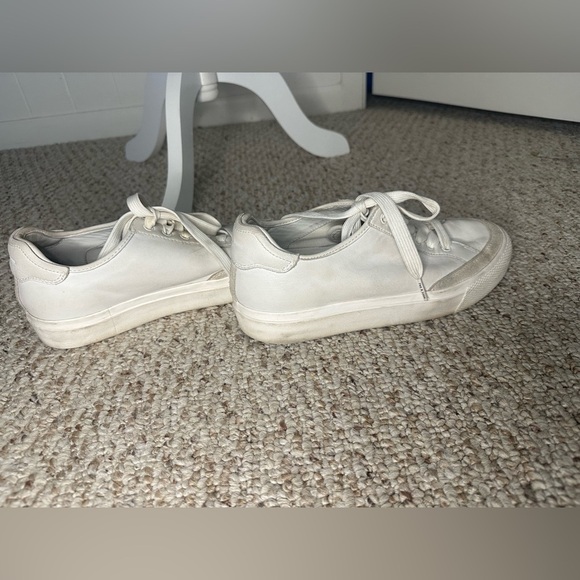 Rag & bone White Canvas Low-Top Sneakers size 9 - Picture 1 of 8